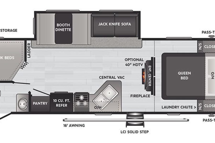 Travel Trailer – 1 Slide Out Hideout 272BH