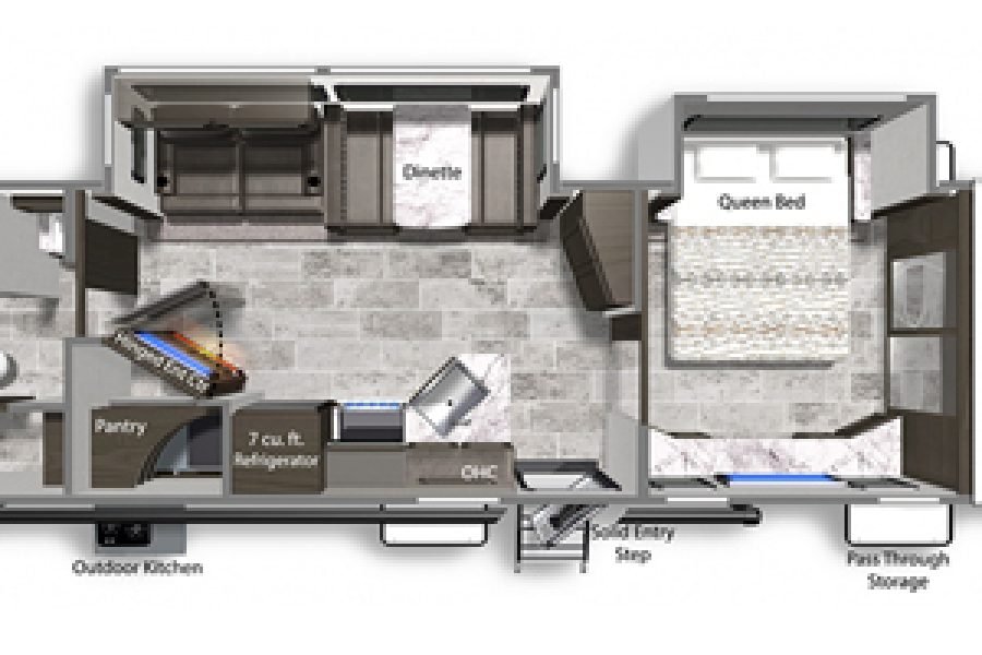 Travel Trailer – 2 Slide Out Coleman 3055BS